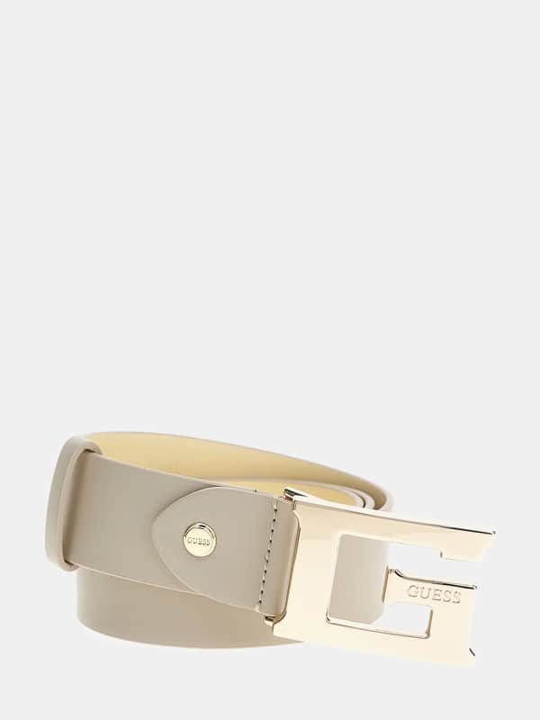 Opasok GUESS Masie Logo Buckle Belt Béžová | BW9064P4140, 0