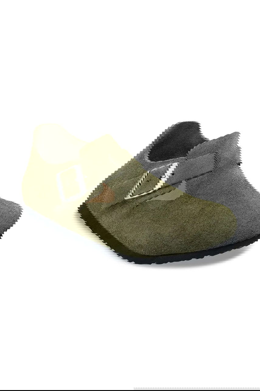 Tenisky a topánky Birkenstock Birkenstock London Suede Flat Shoes Zelené | 1030829., 1