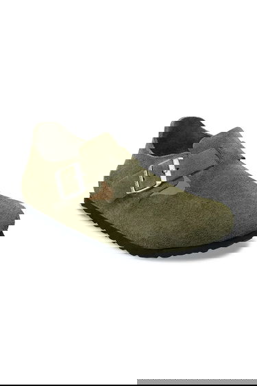 Tenisky a topánky Birkenstock Birkenstock London Suede Flat Shoes Zelené | 1030829., 1