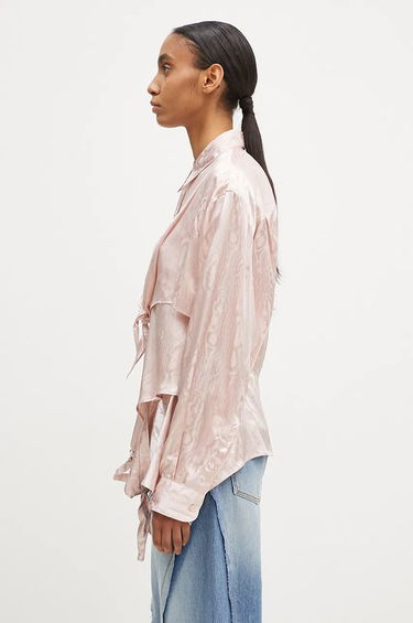 Košeľa Martine Rose Knotted Relaxed Shirt Ružová | 436WS08106, 1
