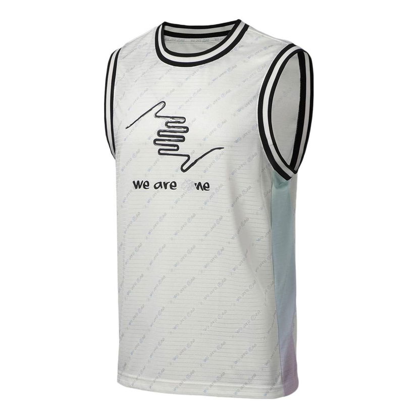 Tielko Li-Ning Basketball Jersey 'We Are One' Biela | AAYS007-5