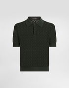 Dolce & Gabbana Openwork Short-Sleeved Polo Shirt