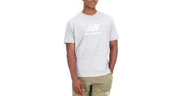 Tričko New Balance Essentials Stacked Logo T-shirt Šedá | mt31541-ag, 1
