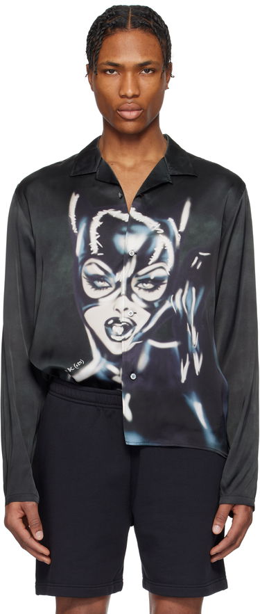 Košeľa Acne Studios Studios DC Edition Print Button-Up Shirt Čierna | BB0623-, 0