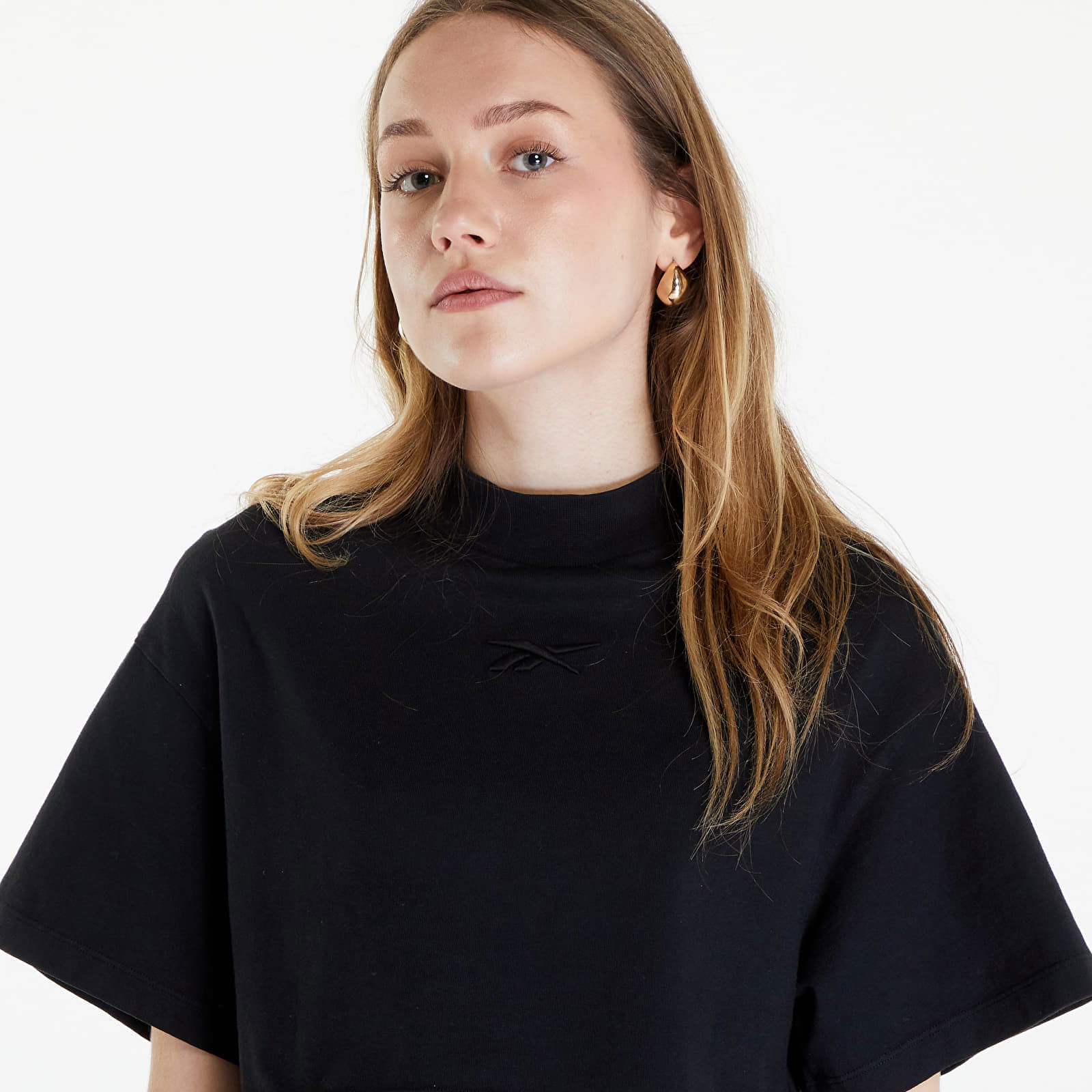 Washed Cropped Tee Washed Black