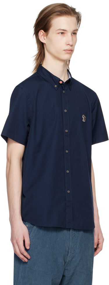 Košeľa Paul Smith PS Paul Smith Zebra Short Sleeve Shirt Navy | M2R-285U-FZEBRA-48, 1