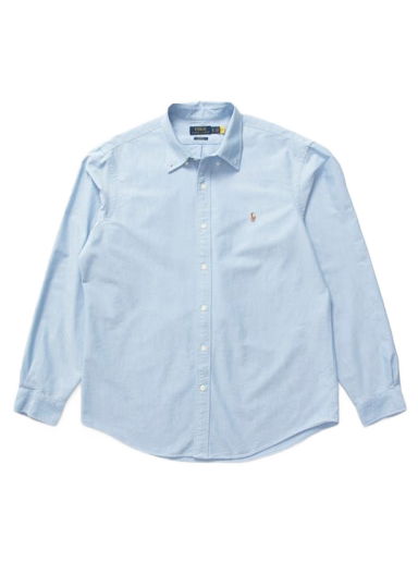 Košeľa Polo by Ralph Lauren Custom Fit Oxford Shirt Modrá | 710792041002