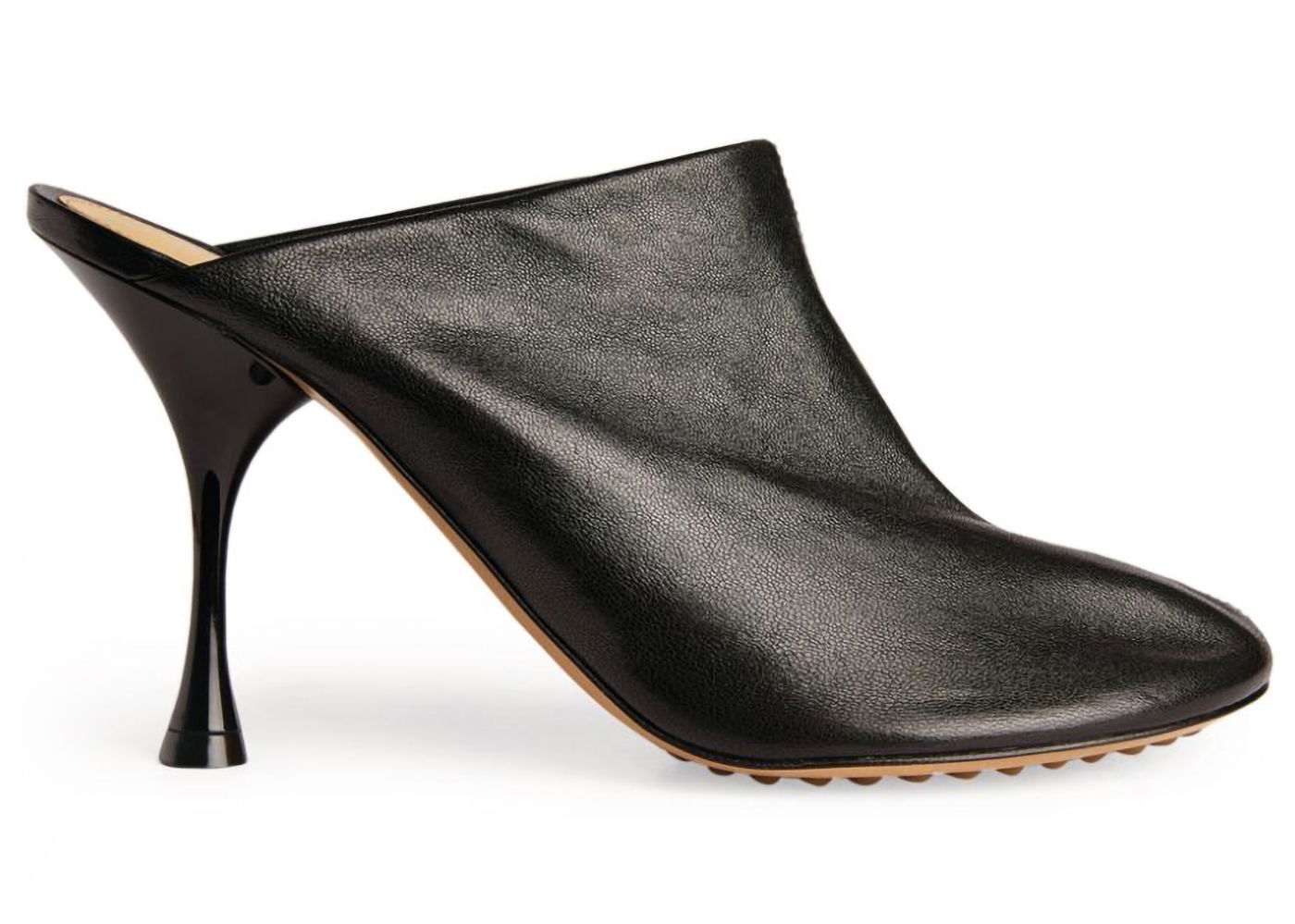 Tenisky a topánky Bottega Veneta Leather Mules With Sculptural Heel Čierna | 667191VBP401000, 0
