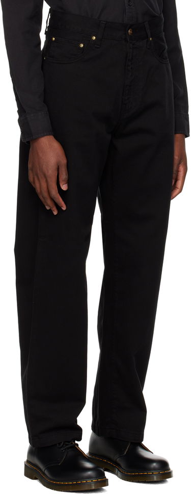 Džínsy Carhartt WIP Off-White Derby Relaxed Fit Workwear Pants Béžová | I032110, 4