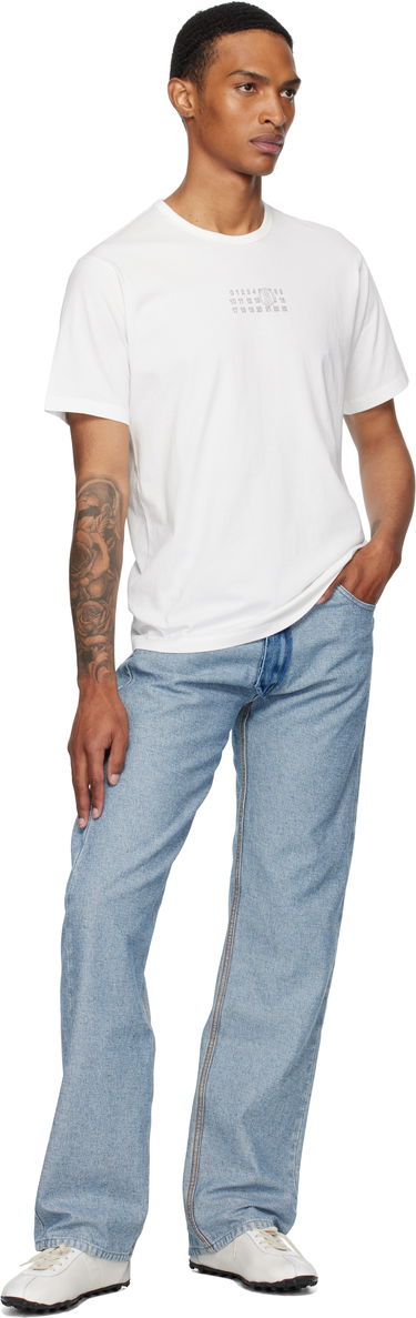 Tričko Maison Margiela MM6 Maison Margiela Logo T-Shirt Biela | SH0GC0057 S24312, 3