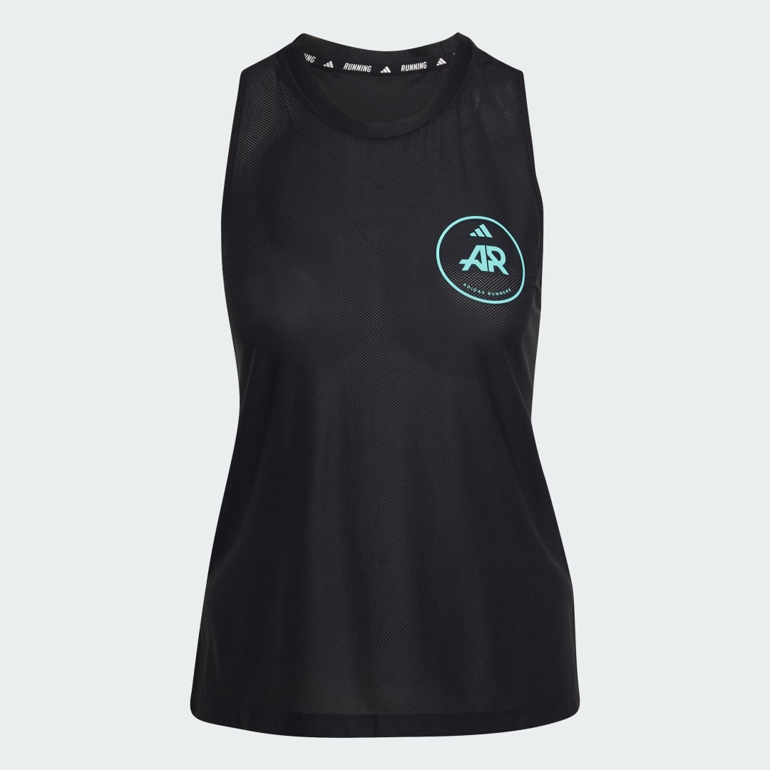 Black Running Tank Top