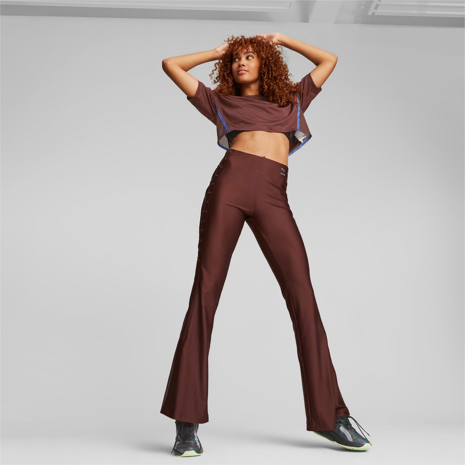 Tepláky Puma x KOCHÉ Slim Fit Pants Vínová | 535989_74, 1