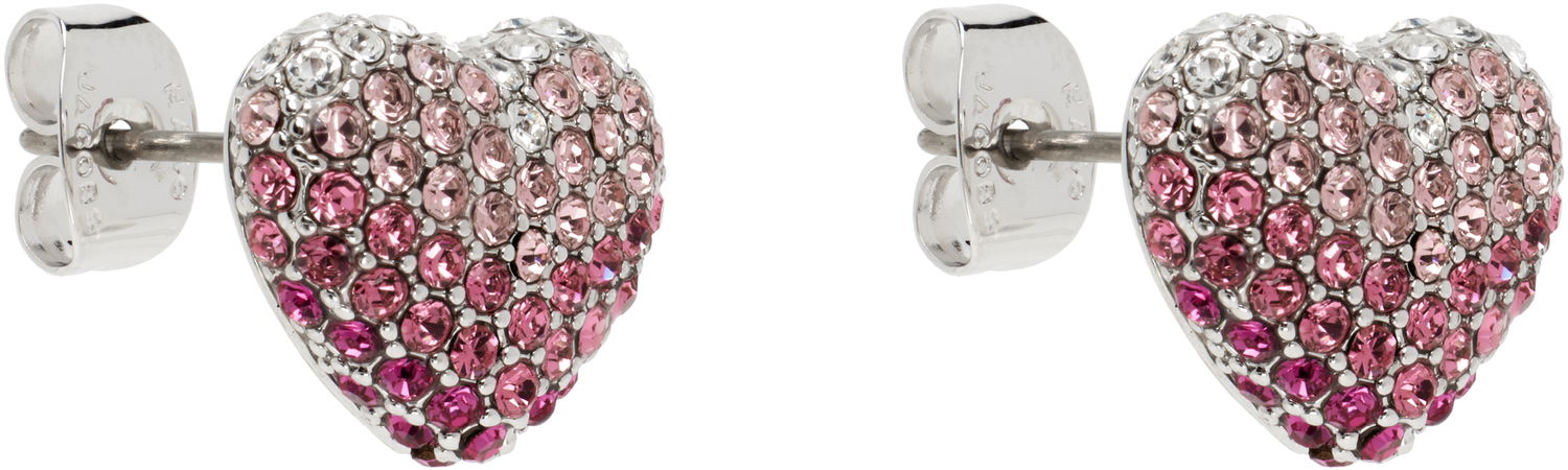 Náušnice Marc Jacobs Marc Jacobs Heart Balloon Pavé Earrings Ružová | 2P5JER001J04, 1
