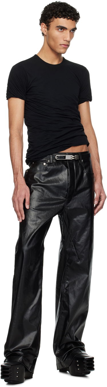 Tričko Rick Owens Rick Owens Porterville Double Short Sleeve T-Shirt Čierna | RU01E5256 UC, 3