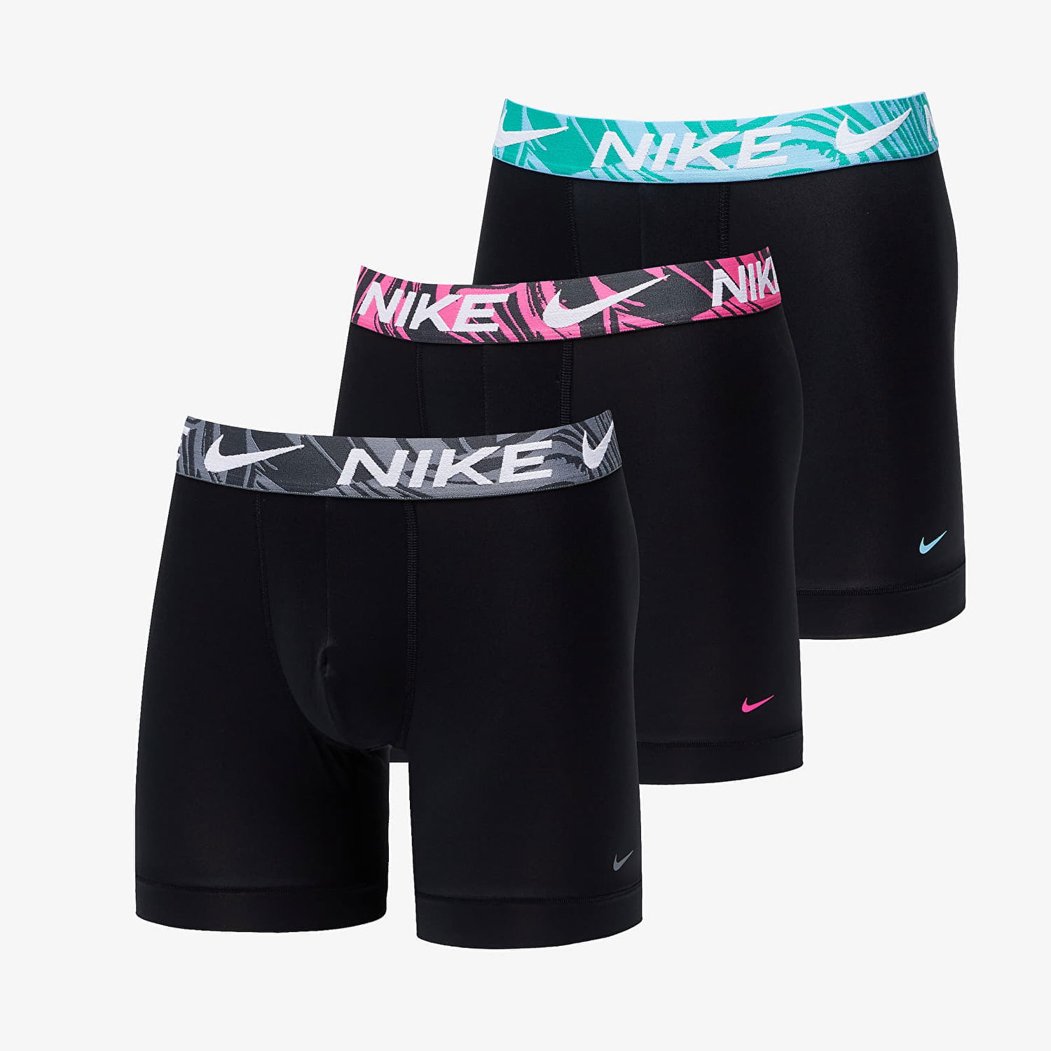 Spodná bielizeň a ponožky Nike Boxers Boxer Brief 3-Pack Multicolour Čierna | 0000KE1157-C49, 0