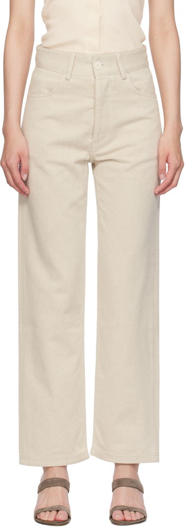 Džínsy Baserange Baserange Tajo Wide-Leg Jeans Béžová | TRTA-DE-SU25, 0