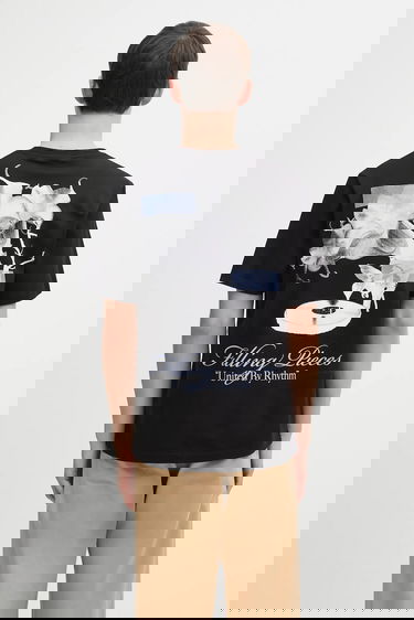 Tričko Filling Pieces Grammophone 'United By Rhythm' Graphic T-Shirt Čierna | 422520500236, 0