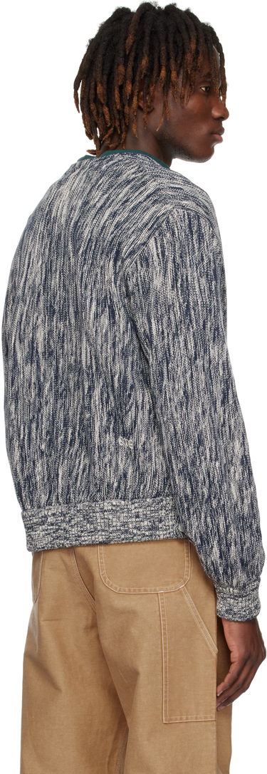 Sveter Bode Bode Double-Breasted Knit Cardigan Modrá | MRS25KT027, 2