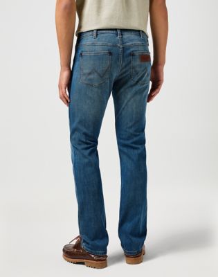 Džínsy Wrangler Greensboro Medium Stretch Trail Tone Jeans 46x34 Modrá | 112362442:46:34, 0