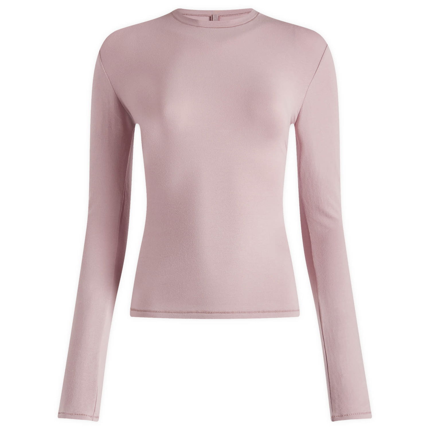 Sveter SKIMS Cotton Jersey Long Sleeve T-Shirt Ružová | AP-TSH-0647-DUSK, 1