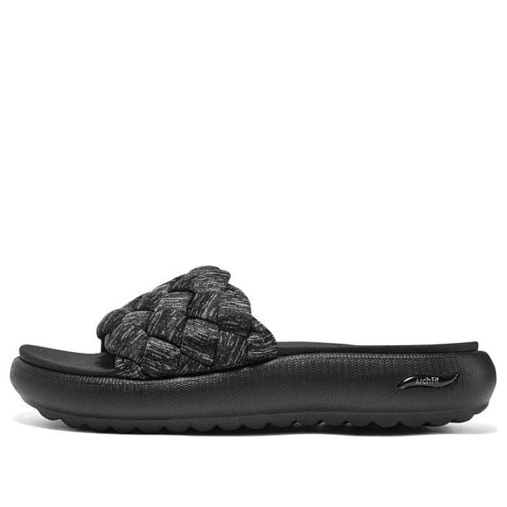 Tenisky a topánky Skechers Arch Fit Woven Platform Slides Čierna | 119783-BBK