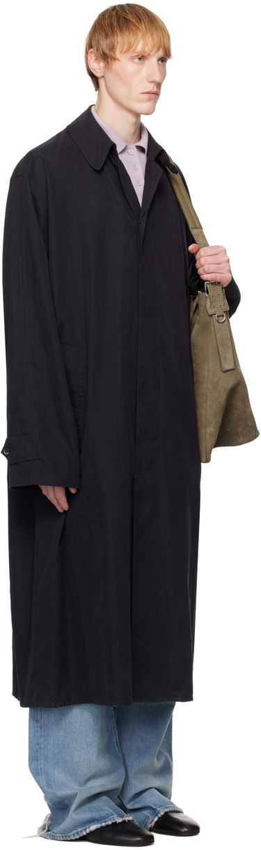 Kabáty Maison Margiela Black Peached Trench Coat Čierna | S51AH0184 M35137, 4