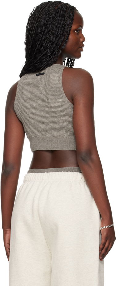 Tielko Fear of God Holiday Waffle Sport Tank Top Šedá | 192HO257222FW, 2