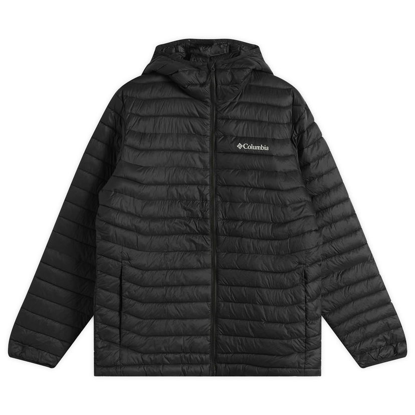 Prešívaná bunda Columbia Powder Pass Hooded Jacket Čierna | 2134131-010