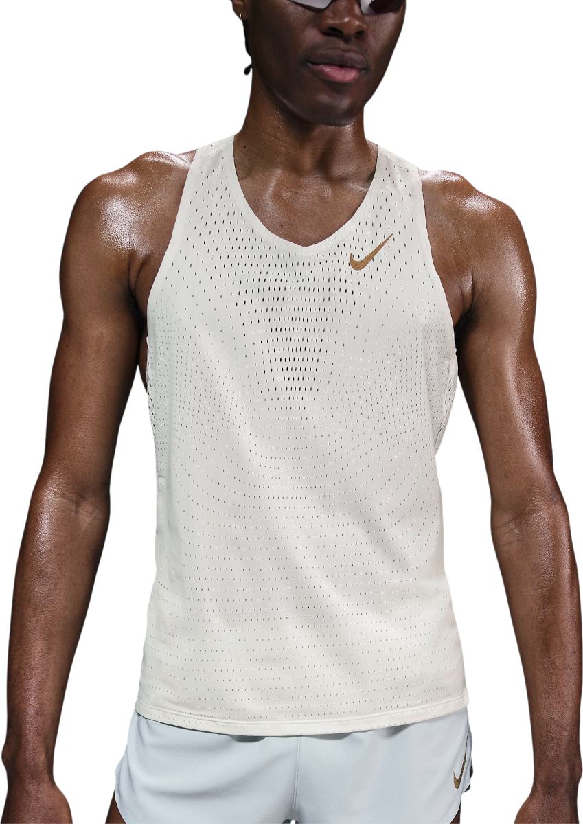 Tielko Nike AeroSwift Jakob Ingebrigtsen Men's Running Singlet Biela | hq4195-134, 0