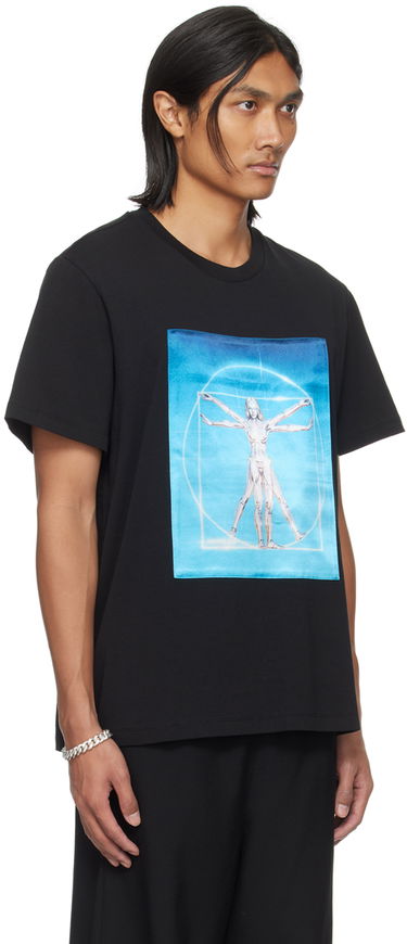 Tričko Stella McCartney Stella McCartney Vitruvian Woman Graphic T-Shirt Čierna | 6J01583SPY79, 1