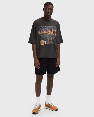 Tričko New Era Los Angeles Lakers Washed Graphic T-Shirt Čierna | 60684346, 1