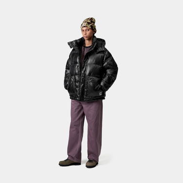 Prešívaná bunda Carhartt WIP Benson Puffer Hooded Jacket Čierna | I035370_9, 4