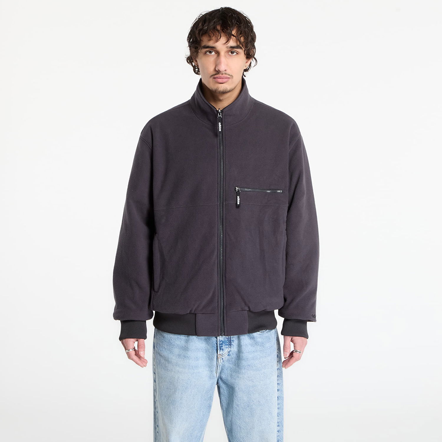 Bomber bunda adidas Originals Firebird Full-Zip Track Jacket Čierna | KS6843, 1