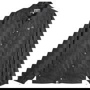 Nylon Coach Jacket with All-Over Logo Print