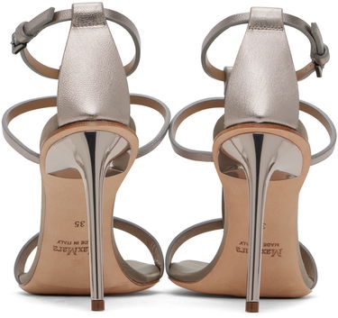 Kabelka Max Mara Max Mara Nappa Leather T-Strap Sandals Metalická | 2414521272600, 1