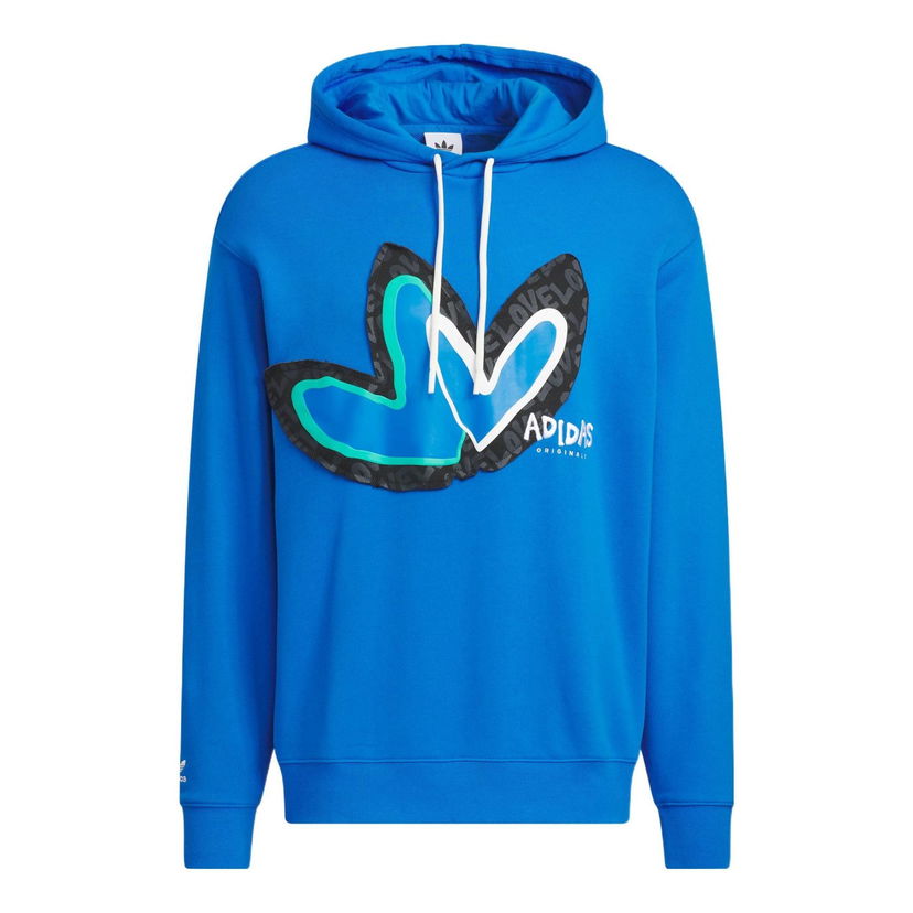 Mikina adidas Originals Men's Hoodie With Graphic Print Modrá | IK8650
