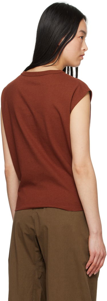 Tielko LEMAIRE LEMAIRE Cap Sleeve T-Shirt Červená | TO1167 LJ1010, 2