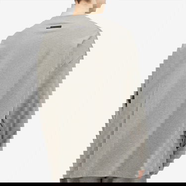 Tričko Fear of God Essentials Long Sleeve Jersey T-Shirt Šedá | 125BT244201F, 3