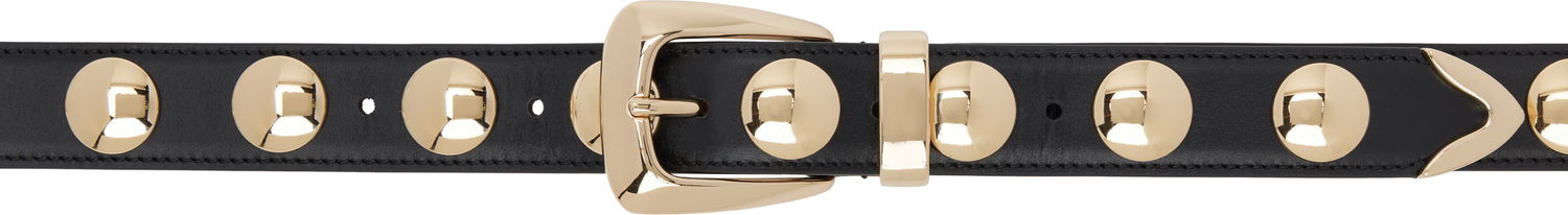 Opasok Khaite Khaite Benny Studded Belt Čierna | 10015-763, 0