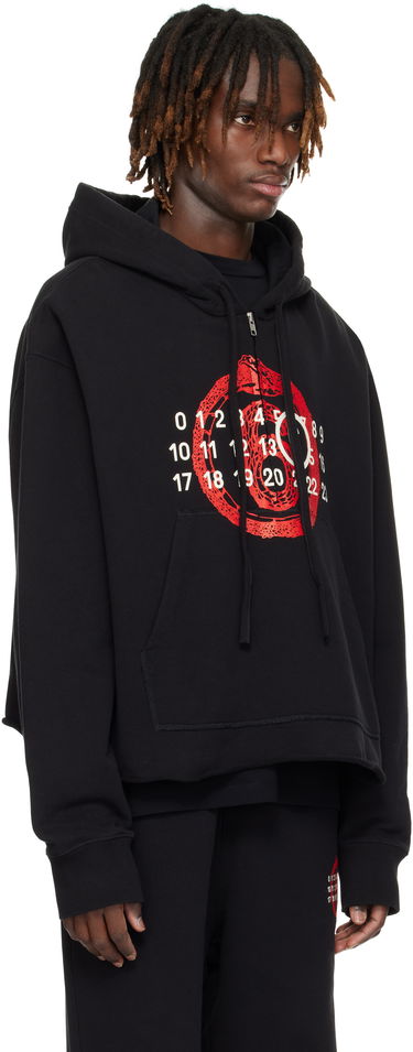 Mikina Maison Margiela Maison Margiela 'Year of the Snake' Zip Hoodie Čierna | SH2GU0017 M25014, 1