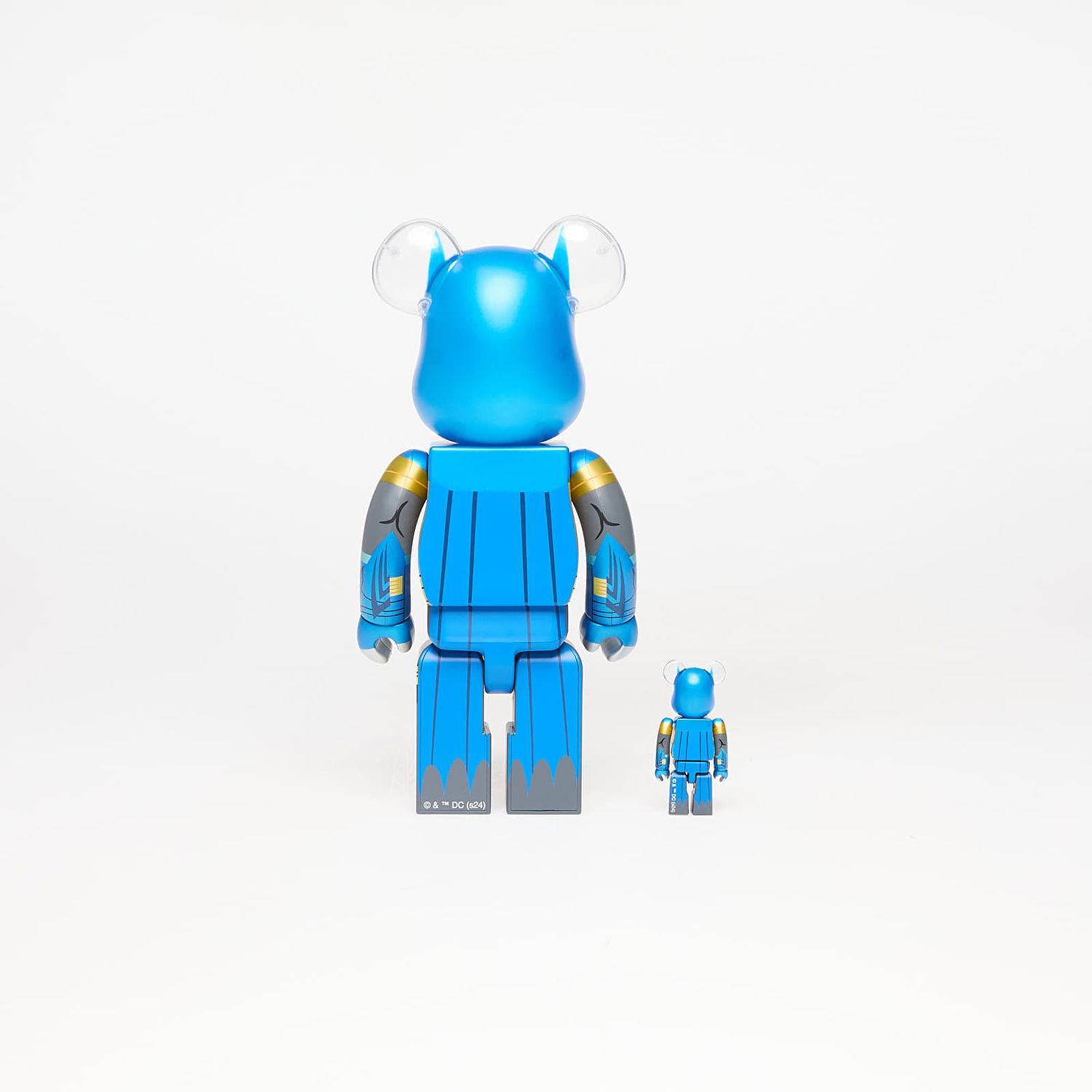Zberateľské Medicom Toy BE@RBRICK Knightfall Batman Figure 100% & 400% Set Modrá | 4530956618760, 1