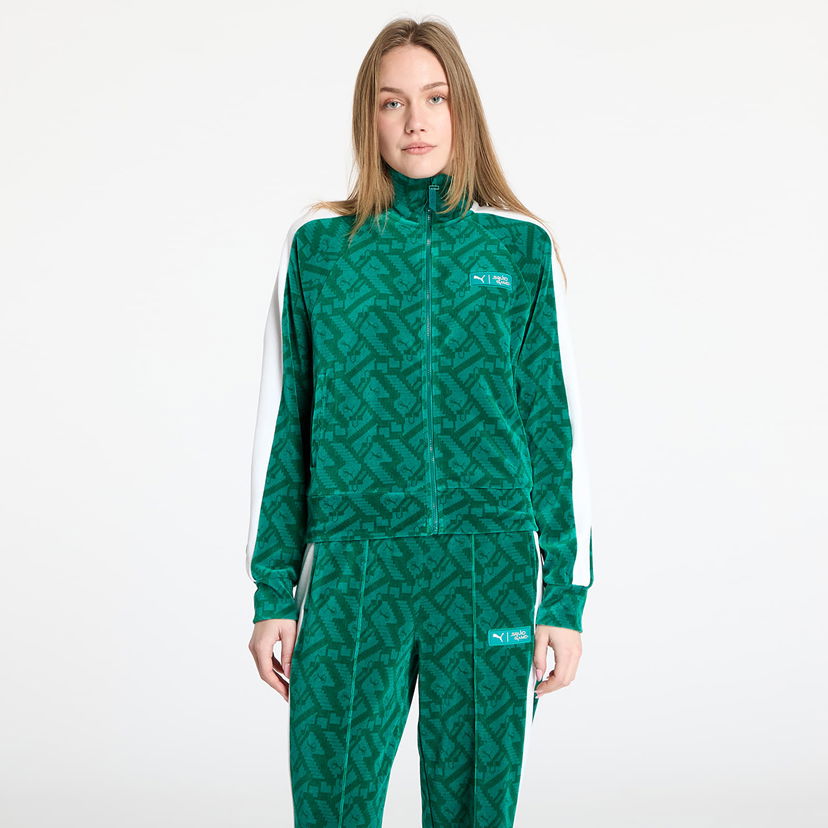 Mikina Puma Squid Game x T7 Iconic Track Jacket Zelené | 62743286