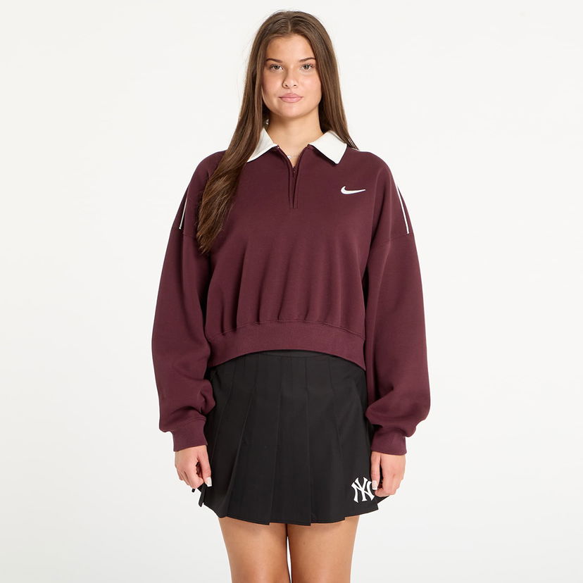 Mikina Nike Nike Coverup Sweatshirt Vínová | IO8837-652