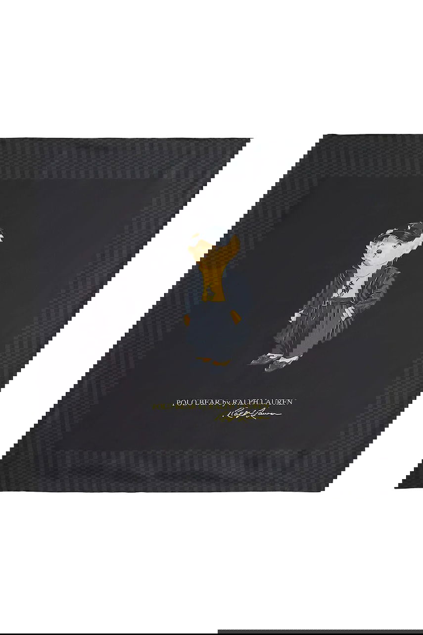 Šál Polo by Ralph Lauren Polo Bear Silk Scarf Čierna | 455P04667, 0