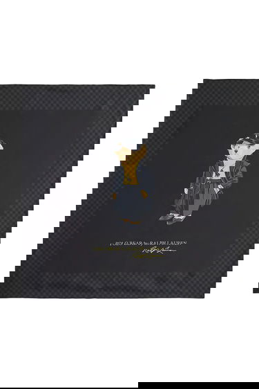 Šál Polo by Ralph Lauren Polo Bear Silk Scarf Čierna | 455P04667, 0