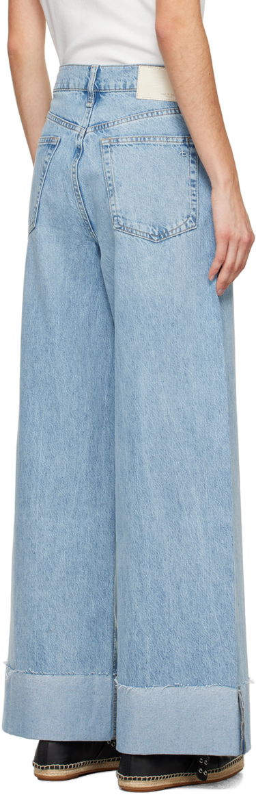 Džínsy rag & bone Rag & Bone Sofie Wide Leg Jeans Modrá | WDD24S2993BOMA, 2