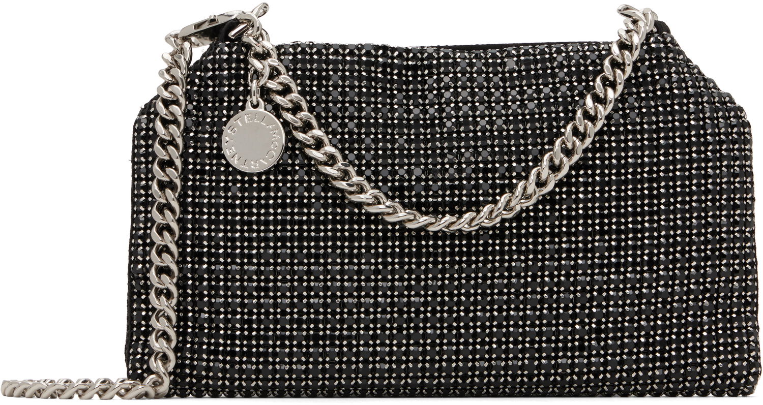 Kabelka Stella McCartney Stella McCartney Falabella Crystal Mesh Shoulder Bag Čierna | 7B0101WP0413, 0