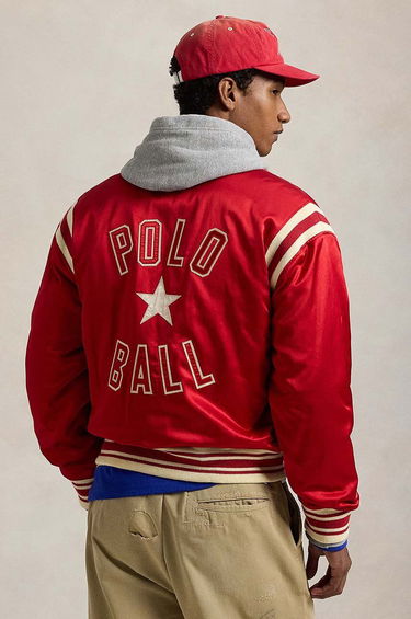 Bomber bunda Polo by Ralph Lauren Varsity Jacket Červená | 710949940, 1