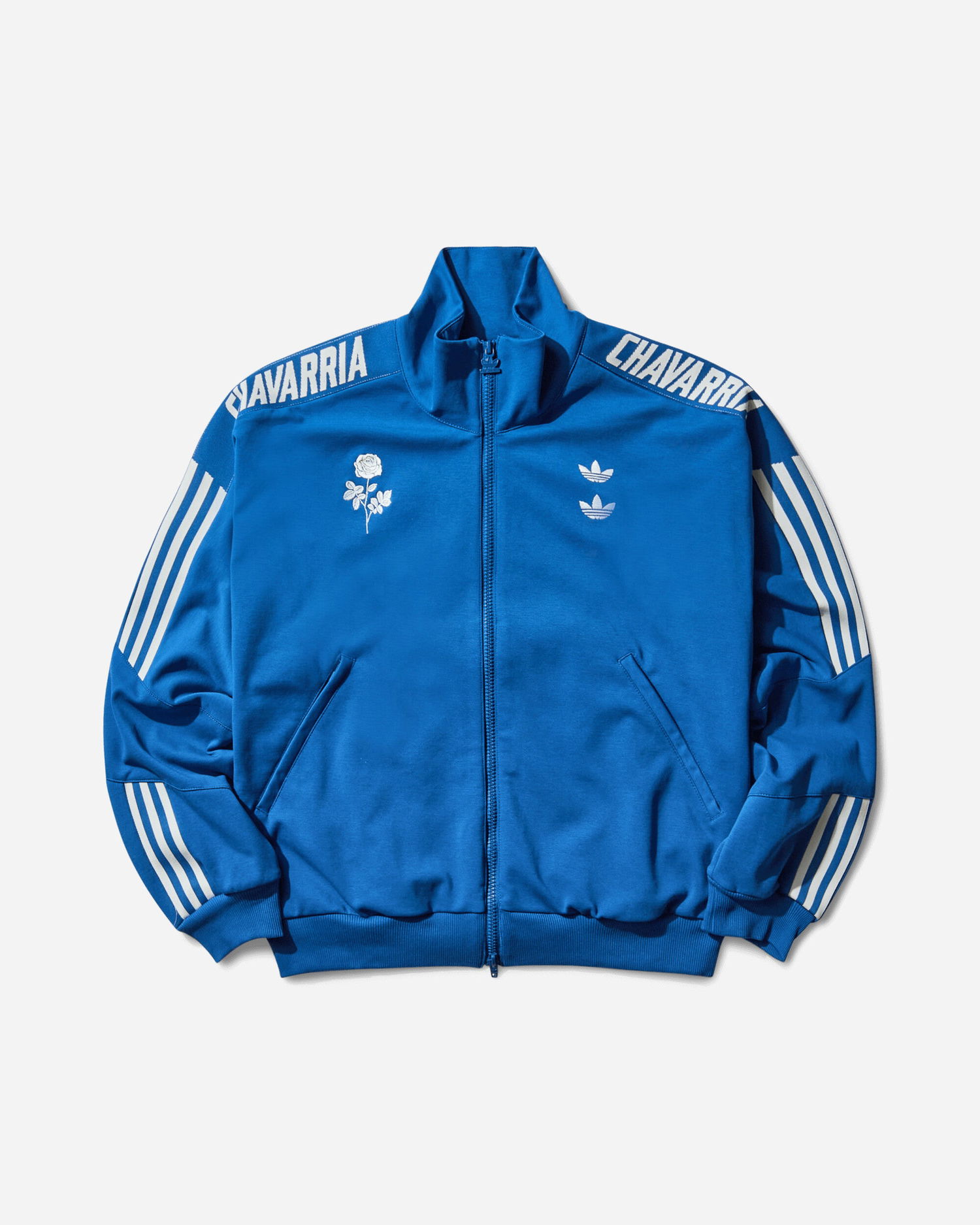 Bunda adidas Originals Willy Chavarria Knit Track Jacket Modrá | JV8991, 1