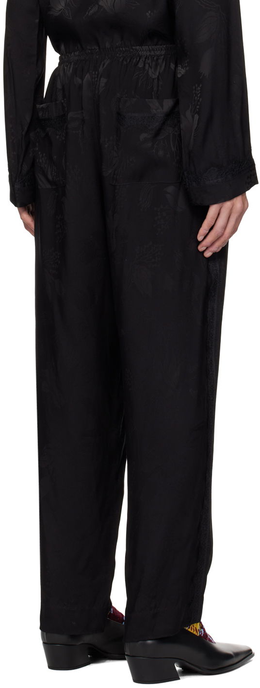 Floral Jacquard Lounge Trousers